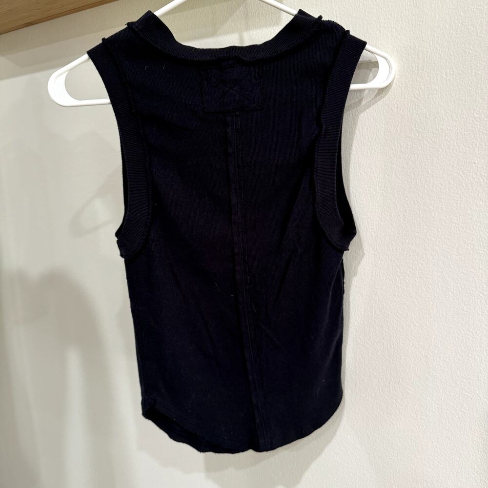Free People Black Kate Tank Top Women's Size Medium - Picture 4 of 4